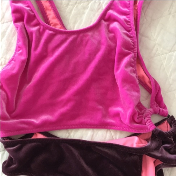 PINK Victoria’s Secret Hot Pink Cut Put One Piece - Picture 3 of 5